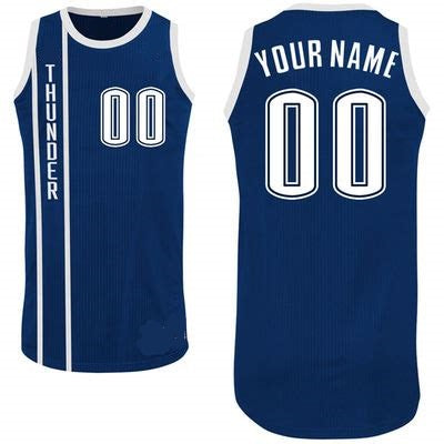Oklahoma City Thunder Customizable Pro Style Basketball Jersey