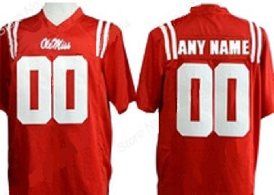 Ole Miss Rebels Customizable College Football Jersey