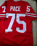 Orlando Pace #75 Ohio State Buckeyes Throwback Jersey (In-Stock-Closeout) Size Medium/40 Inch Chest
