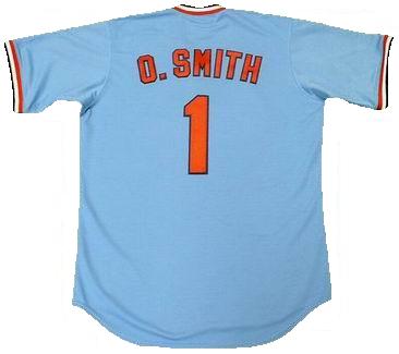 Ozzie Smith St. Louis Cardinals Throwback Baseball Jersey