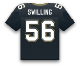 Pat Swilling New Orleans Saints Throwback Football Jersey