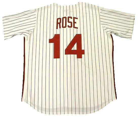 Pete Rose 1980 Philadelphia Phillies Home Throwback Jersey – Best
