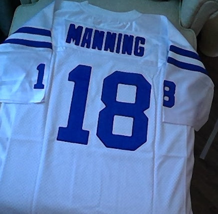 Peyton Manning Indianapolis Colts Football Jersey (In-Stock-Closeout) Size XXL/52 Inch Chest