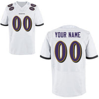 Baltimore Ravens Personalized NFL Swoosh Pattern Jersey Baseball