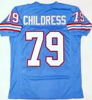 Ray Childress Houston Oilers Throwback Football Jersey