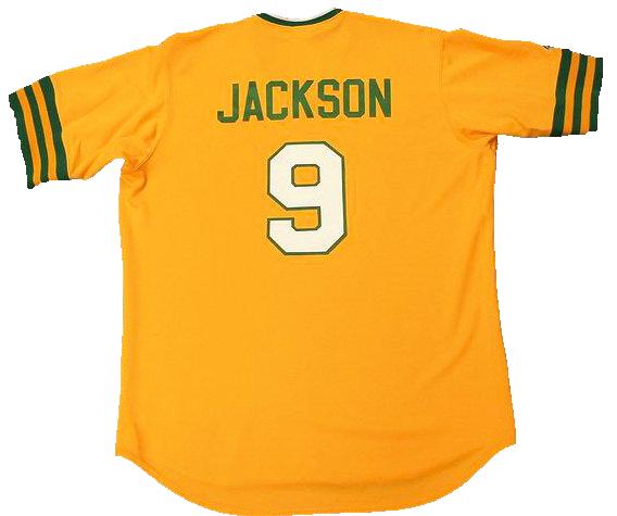 Reggie Jackson Oakland A's Authentic Cooperstown Collection Baseball J –  Best Sports Jerseys