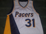 Reggie Miller 1990-91 Indiana Pacers Throwback Jersey (In-Stock-Closeout) Size 36 Inch Chest