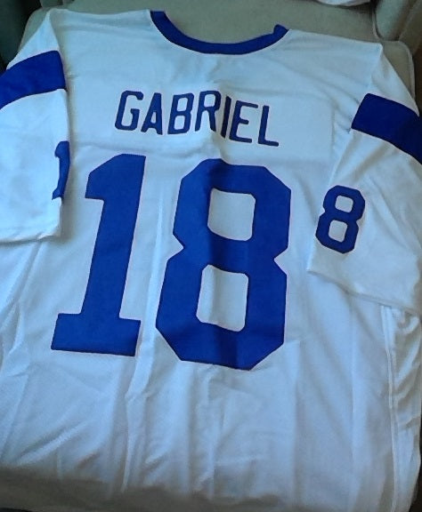Roman Gabriel Los Angeles Rams Throwback Football Jersey (In-Stock-Closeout) Size 3XL/56 Inch Chest