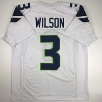 Russell Wilson Seattle Seahawks White Football Jersey