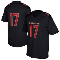 Rutgers Scarlet Knights Style Customizable College Football Jersey