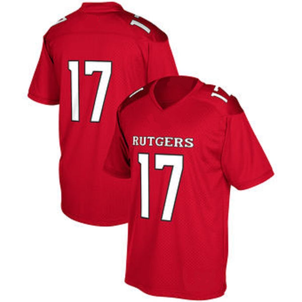 Rutgers Scarlet Knights Style Customizable Football Jersey