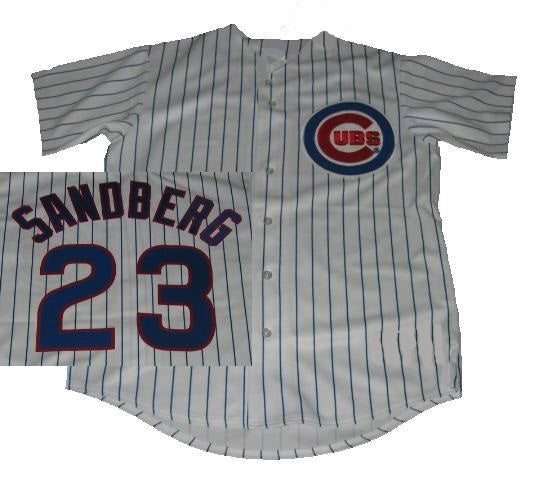 Ryne Sandberg Chicago Cubs Home Button Down Jersey – Best Sports Jerseys