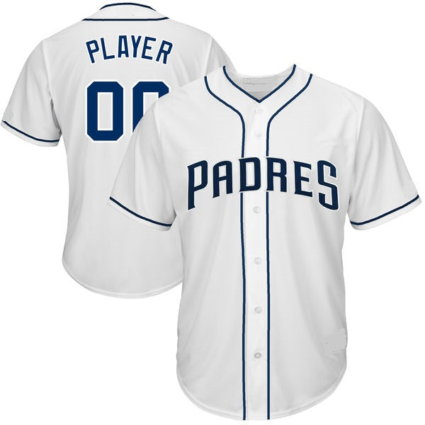 San Diego Padres Customizable Pro Style Baseball Jersey - 4 Styles Available
