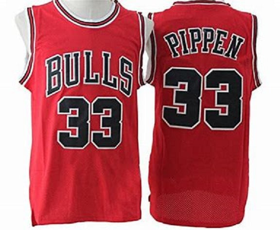Scottie Pippen Chicago Bulls Red Basketball Jersey