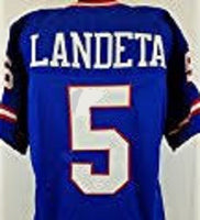 Sean Landeta New York Giants Throwback Football Jersey