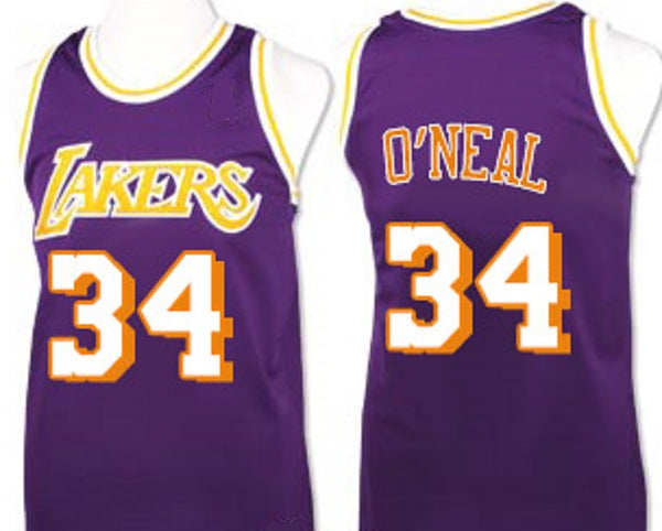 Shaquille O'Neal Los Angeles Lakers Throwback Jersey