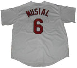 Stan Musial St. Louis Cardinals White Home Jersey