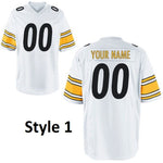 Pittsburgh Steelers Style Customizable Football Jersey