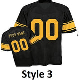 Pittsburgh Steelers Style Customizable Throwback Football Jersey