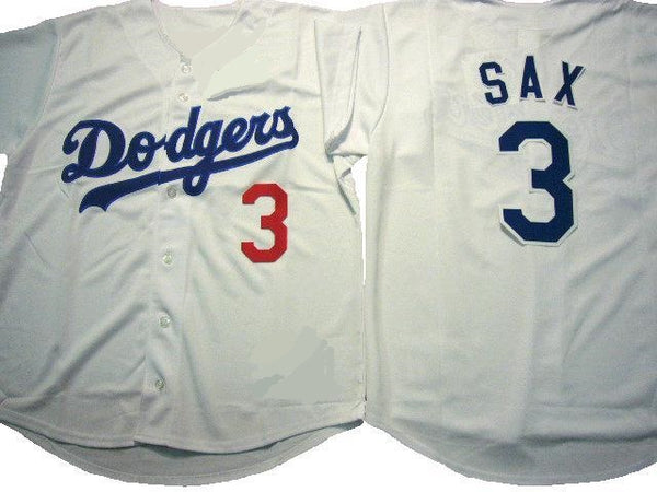 Steve Sax Los Angeles Dodgers Home Jersey – Best Sports Jerseys