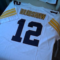Terry Bradshaw Pittsburgh Steelers Football Jersey (In-Stock-Closeout) Size XL/48 Inch Chest