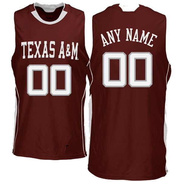 Texas A&M Aggies Customizable Basketball Jersey