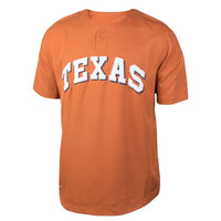 Texas Longhorns Customizable College Style Baseball Jersey