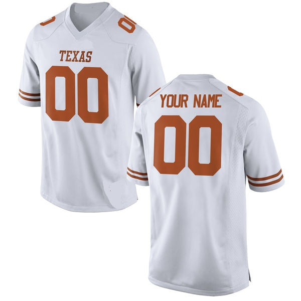 Texas Longhorns Style Customizable Football Jersey – Best Sports Jerseys