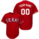 Texas Rangers Style Customizable College Baseball Jersey