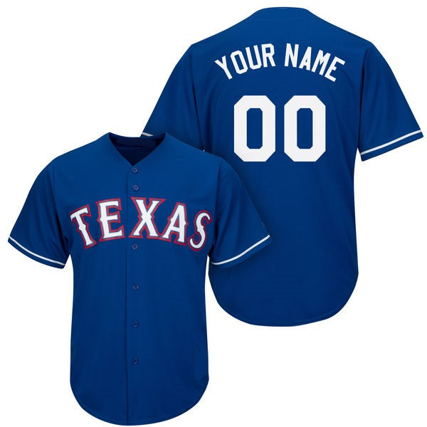 Texas Rangers Style Customizable Baseball Jersey – Best Sports Jerseys