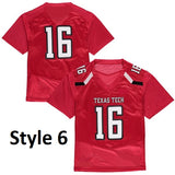 Texas Tech Red Raiders Style Customizable College Jersey