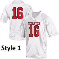 Texas Tech Red Raiders Style Customizable College Football Jersey