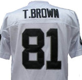 Tim Brown Oakland Raiders Throwback Football Jersey