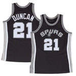 Tim Duncan San Antonio Spurs Throwback Basketball Jersey