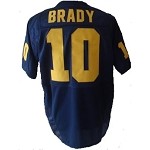 Tom Brady Michigan Wolverines Football Jersey (In-Stock-Closeout) Size XL/48 Inch Chest