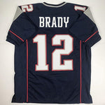 Tom Brady New England Patriots Blue Football Jersey