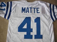 Tom Matte Baltimore Colts Throwback Jersey