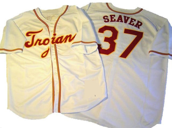 Tom Seaver USC Trojans Throwback College Baseball Jersey – Best