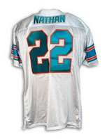 Tony Nathan Miami Dolphins Throwback Jersey