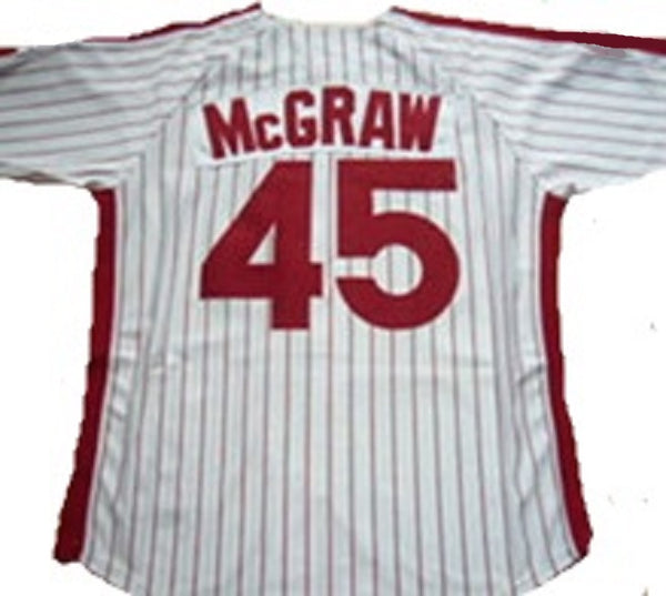 Tug McGraw Philadelphia Phillies Gray Throwback Road Jersey