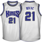 Vlad Divac Sacramento Kings Throwback Basketball Jersey