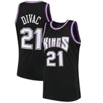 Vlade Divac Sacramento Kings 2000-01 Throwback Basketball Jersey