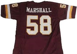 Wilbur Marshall Washington Redskins Throwback Jersey