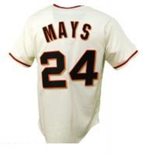 Willie Mays T-Shirt Shirsey San Francisco Giants Soft Jersey #24