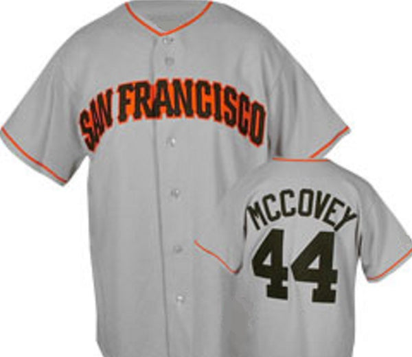San Francisco Giants in Los Angeles Dodgers jerseys - McCovey