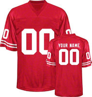 Wisconsin Badgers Style Customizable College Football Jersey