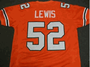 Ray Lewis Miami Hurricanes College Football Throwback Jersey